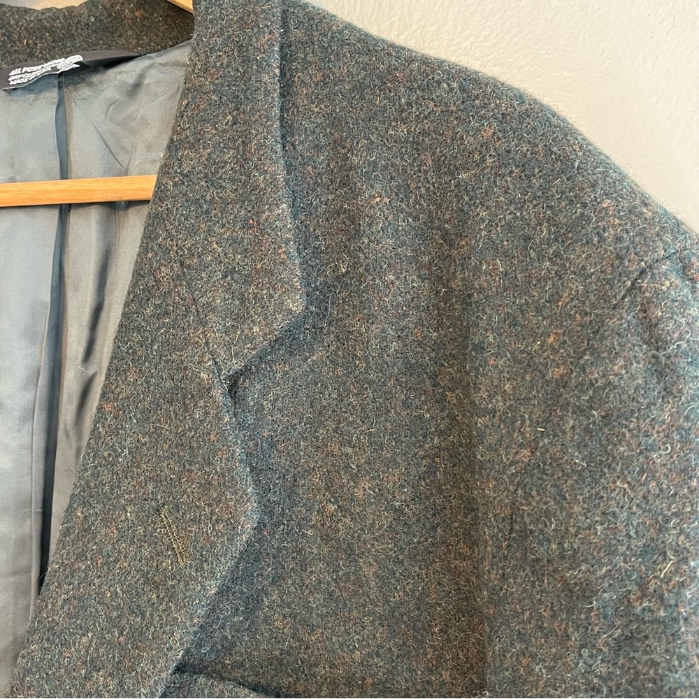 Eddie Bauer Mens Vintage Long Sleeve 100% Wool 2 Button Blazer 42 Reg - Picture 3 of 13